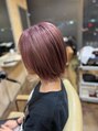 シンクヘアー(think hair by tori) 春らしいピンクカラーです!2ブリーチが必須です!