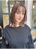 大人ガーリー/ダークアッシュ/似合わせカット［大宮］