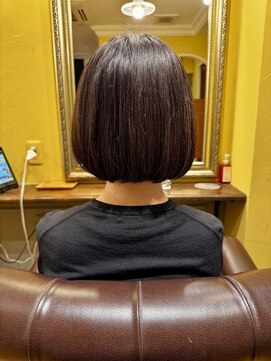 ナチュラル大人ミニボブ/30代/40代/50代/60代