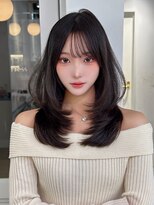 クム(kumu) レイヤーカット /縮毛矯正/前髪/顔周り/名古屋/栄/韓国サロン