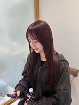 フィーカ(fika)&nbsp;オシャレ見えカラー☆シアーワインレッド