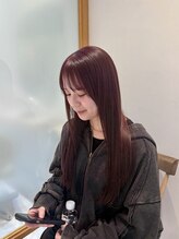 フィーカ(fika) オシャレ見えカラー☆シアーワインレッド