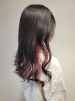 ナフィ バイ エイム 町田店(Nafie by eim) インナーカラー/イヤリングカラー/ピンクベージュ/ベリーピンク