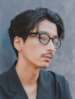 フィフス 大分(fifth)&nbsp;大分ニュアンスパーマメンズカットセンターパートマッシュゆるめ