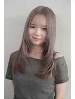 イオ(IO)&nbsp;ロングレイヤーのグレージュ