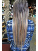 オーバーキャプテンネイキッド(OVER CAPTAIN NAKED) プラチナ4色MIXロングエクステ