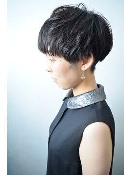 ラウンジ モリオ イケブクロ(Lounge MORIO Ikebukuro) 【morio池袋】夏人気の髪型 黒髪大人ベリーショート