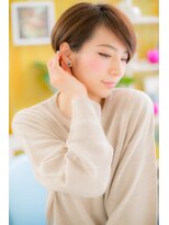 ヘアアンドビューティー ミック(Hair & Beauty miq)&nbsp;エッジの効いた★甘辛ＭＩＸショートb(miq阿佐ヶ谷)