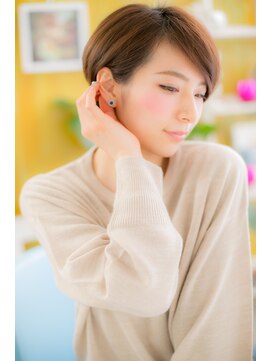 ヘアアンドビューティー ミック(Hair & Beauty miq) エッジの効いた★甘辛ＭＩＸショートb(miq阿佐ヶ谷)