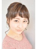 【ＭＵＳＥ塩釜口】おくれ毛編みこみアップｂｙ高瀬
