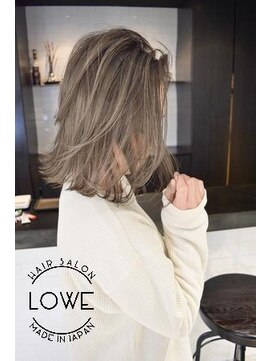 ルーヴェ(LOWE) トレンド!ナチュラルボブと外国人バレイヤージュ