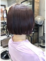 トルネード(TORNADO)&nbsp;切りっぱなしボブ　タンバルモリ　韓国風　チェリーブラウン☆