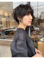 グロウミドル(GROW middle)&nbsp;人気暗めカラー×クールショート【middle daikanyama】丸岡奈央