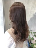 アンティークグレージュ×セミロング