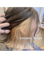 ワット 新宿店&nbsp;クリーミーベージュ..＊ 担当田辺貴裕