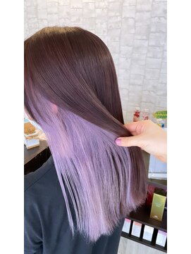 オーシャンシェリー(Ocean Sherry) パープル系のインナーカラー