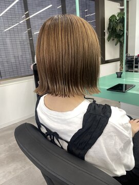 エイト 川崎店(EIGHT) ブリーチなしオリーブベージュ