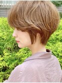 【渡辺】ショートグラデーションカラーペールベージュ
