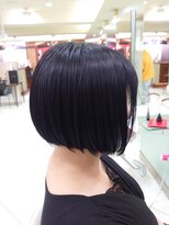 アース 高田馬場店(HAIR&MAKE EARTH) ブルーブラックボブ