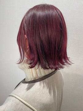ノワ 三鷹店(Nowa) ボブ【外ハネ・カシスピンク】