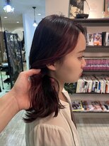 マイ ヘア デザイン 岡崎(MY hair design)&nbsp;前髪/マチルダボブ/ピンクベージュ/インナーグレージュ/岡崎