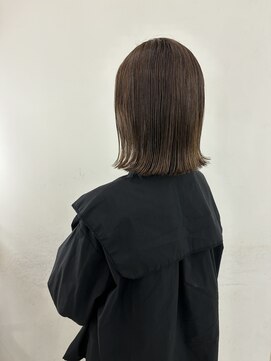 エンドリンク(endlink) ベージュ×ぱつっとロブ