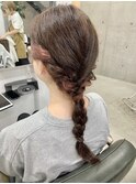 20代30代大人かわいいインナカラーピンクイヤリングカラー