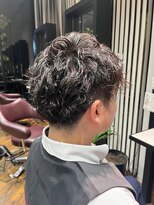 ブッシュ 水広店(BUSH)&nbsp;メンズビジネス２WAYパーマスタイル