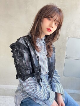 ロジッタ(ROJITHA) 【ROJITHA表参道原宿】内外MIXロング×ココアブラウン