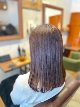 アイノベル(‘Inovel’) カット+カラー+oggiottoトリートメント