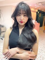 ボタン シブヤ(VOTAN SHIBUYA)&nbsp;韓国風/内巻き/セミロングヘア/20代/30代