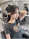 【韓国風】20代、30代◎横顔補正流れる顔まわりカット