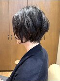 60代、やんわりフェミニンパーマ
