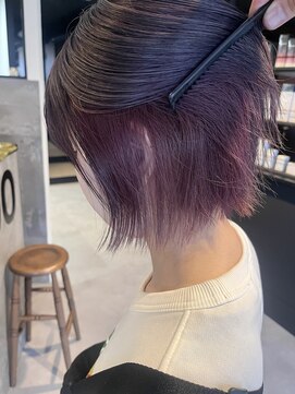 サーカス(circus) ハイトーンボブ×インナーラベンダー☆