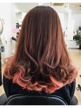 ヘアースタジオブランシェ 新川店(hair studio branche) ふんわりインナーカラー