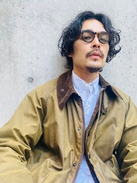 エイミー(Aimee) Aimee 町田　無造作パーマ×センターパート