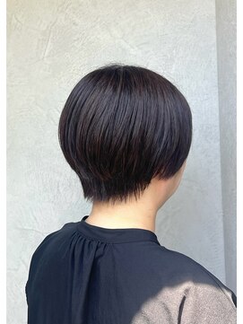 ランプヘアーデザイン(LAMP HAIR DESIGN) 【LAMP HAIR DESIGN 堀田】軽めマッシュショート/モーブブラウン