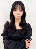 韓国レイヤー/ワインレッド/マロンベージュ/イメチェン/吉祥寺