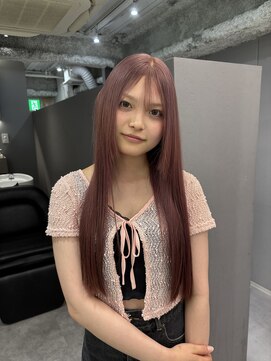 ロテ 名古屋 名駅店(Lote.) くびれヘア/アプリコットオレンジ/夏のヘアアレンジ/名古屋