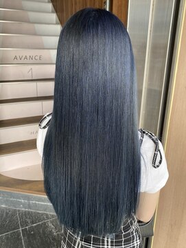 アヴァンス 天王寺店(AVANCE.) ダブルカラー×ネイビーブルー