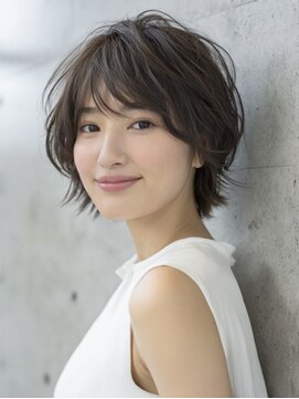 アルトリスト(Altruist Aging×HAIR&SPA) ★暗めカラーグランマッシュフェイスフレーミングデザインカラー