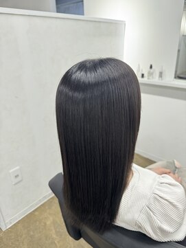 ミヨン 京都烏丸店(miyon) 【miyon】韓国レイヤーカット×暗髪カラー×髪質改善