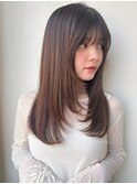 髪質改善◎韓国風フェアリーレイヤー×くびれ巻き小顔ヘアp越谷!