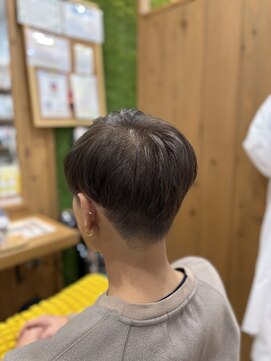 マーブル ヘアー(marble hair) メンズミディアムのおしゃれ染めの白髪染め