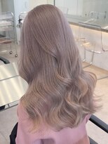 サンクマーケット 渋谷(cinq MARKET)&nbsp;渋谷ケアブリーチダブルカラーピンクアッシュピンクベージュ◆