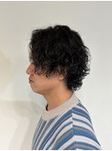 MEN’S HAIR/サーフカール/刈り上げセンターパート/伊勢崎