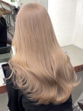 ニコ トウキョウ 渋谷(nico TOKYO) ミルクティーベージュダブルカラーハイトーン韓国レイヤー