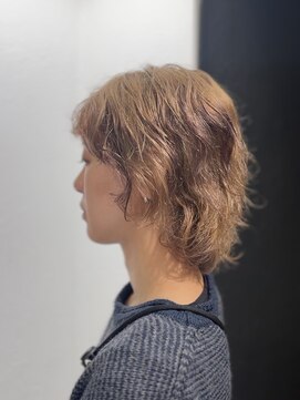 ザザアオヤマ(ZA/ZA AOYAMA) ブリーチデザインカラー 【表参道/レイヤーカットグレージュ】