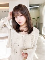 レウィン オモテサンドウ(Lewin-omotesando-) 大人可愛いくびれミディ×艶ブラウン
