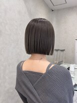 フォト 新宿三丁目(foto) 髪質改善地毛風縮毛矯正くびれレイヤー切りっぱなしボブ